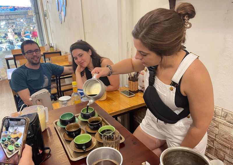 Traditional Vietnamese coffeee