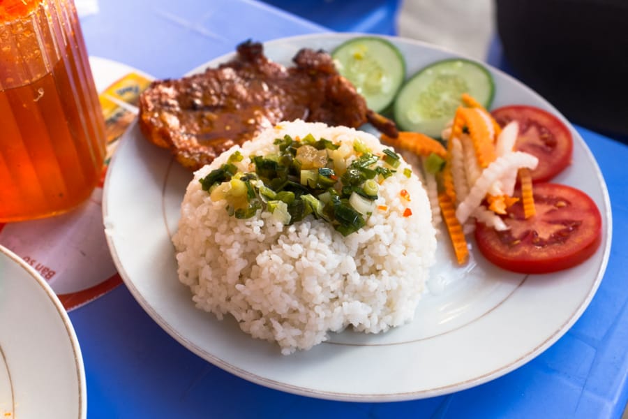 Com Tam – Broken Rice with Grilled Pork